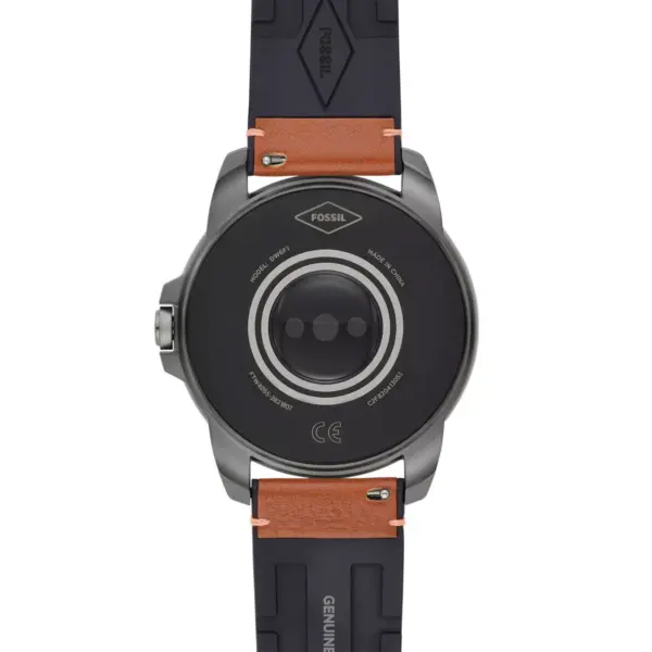 Fossil Gen 5E Smartwatch 44mm - Smoke with Brown Leather