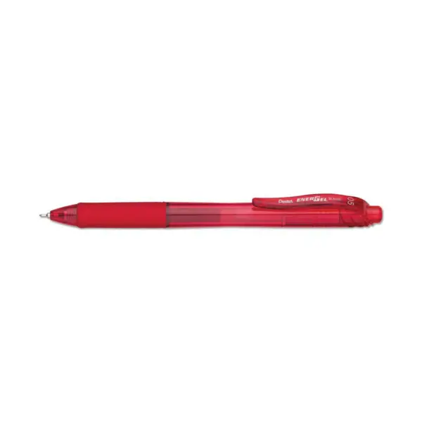 Pentel EnerGel X 12pk Retractable Roller Gel Pen Red