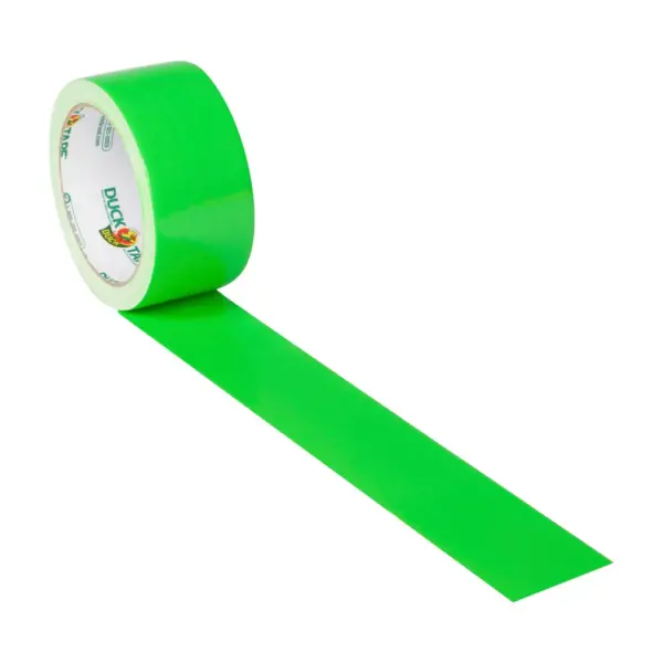 Duck 1.88" x 15yd Duct Industrial Tape Neon Green