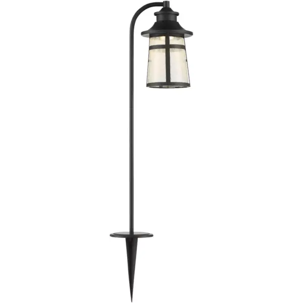 John Timberland Clement Black 8-Piece LED Landscape Path and Flood Light Set