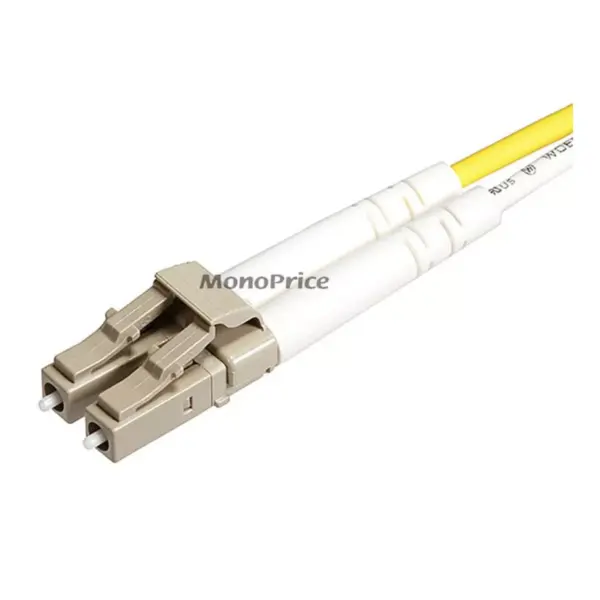 Monoprice Fiber Optic Cable - 3 Meter - Orange | LC to LC OM1, 62.5/125 Type, Multi Mode, Duplex