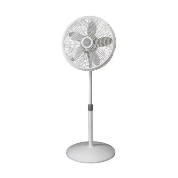 Lasko 18 Inch Elegance Performance Oscillating Standing Pedestal Fan (4 Pack)