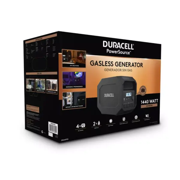 Duracell Power Source 12V AGM SLA and Solar Generator