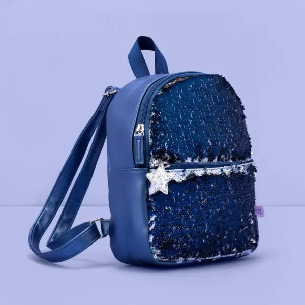 Girls' Flip Sequin Mini Backpack - More Than Magic™ Blue