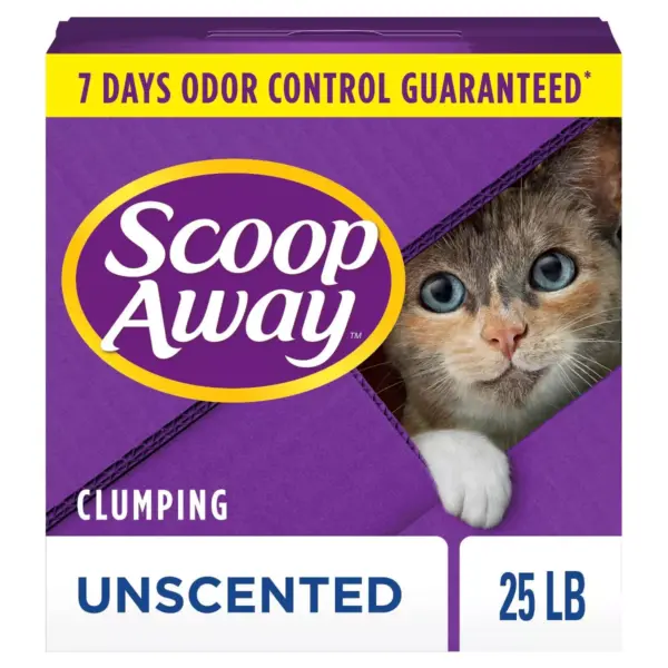 Scoop Away Super Clump Clumping Cat Litter Unscented - 25lb