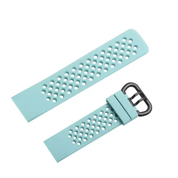 Insten Soft TPU Rubber Replacement Band For Fitbit Charge 4 & Charge 3, Light Blue