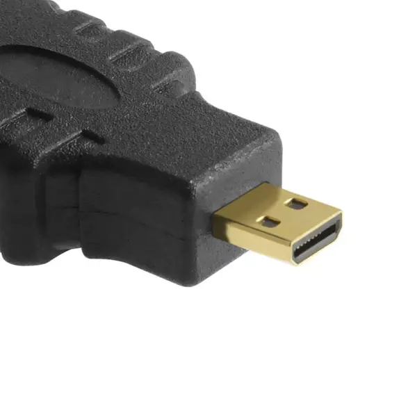 Insten Micro HDMI Connector Male to HDMI Connector Female Port Saver Adapter (Micro HDMI-M to HDMI-F) Micro HDMI Adapter Male to Female