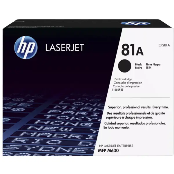 HP Inc. HP 81A (CF281A) Black Original LaserJet Toner Cartridge