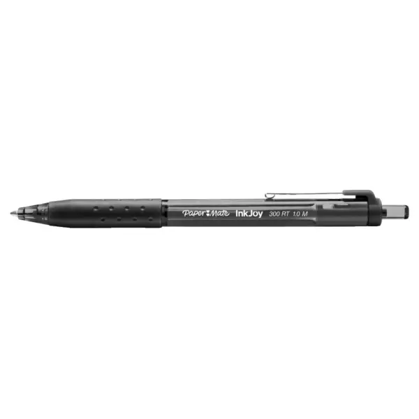 8pk Ballpoint Pens InkJoy 300RT 1.0mm Black - PaperMate