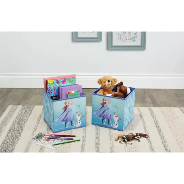 9" Set of 2 Frozen 2 Soft Storage Bins