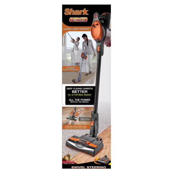 Shark Rocket Ultra-Light Corded Stick Vacuum - HV301