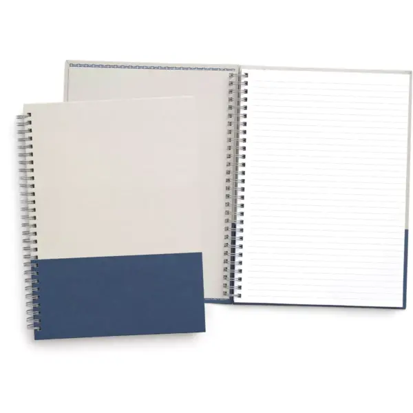 TRU RED Medium Hard Cover Ruled Notebook, Gray/Blue TR55740