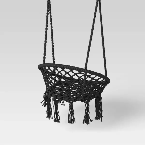 Single Hammock Rope Chair - Black - Opalhouse™