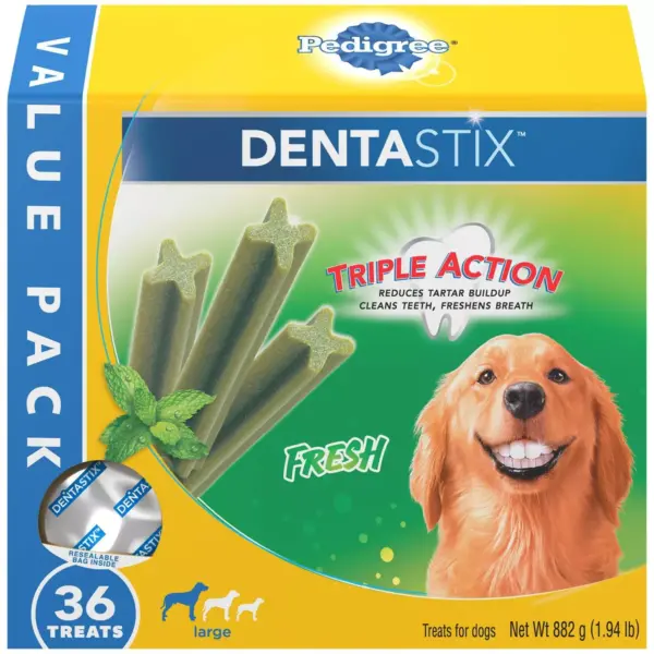 Pedigree Dentastix Fresh Large Dental Chicken Dental Dog Treats - 36ct