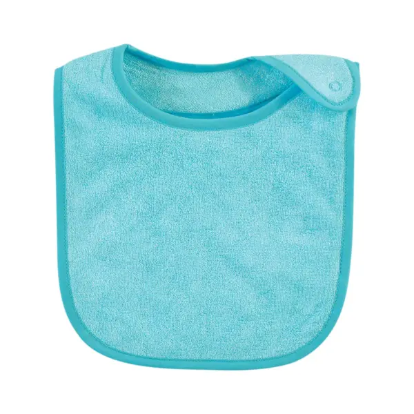 Hudson Baby Infant Boy Rayon from Bamboo Terry Bibs, Basic Bright, One Size