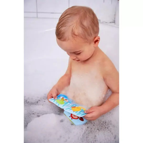 HABA Mini Bathtime Book Albert The Duck with Squeaker Effect