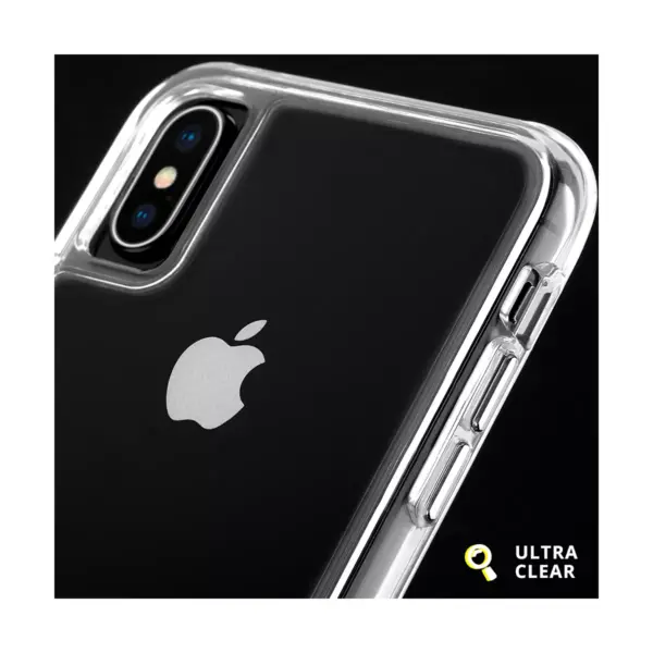 Case-Mate iPhone Xs Max Tough Clear + Black Ring Bundle