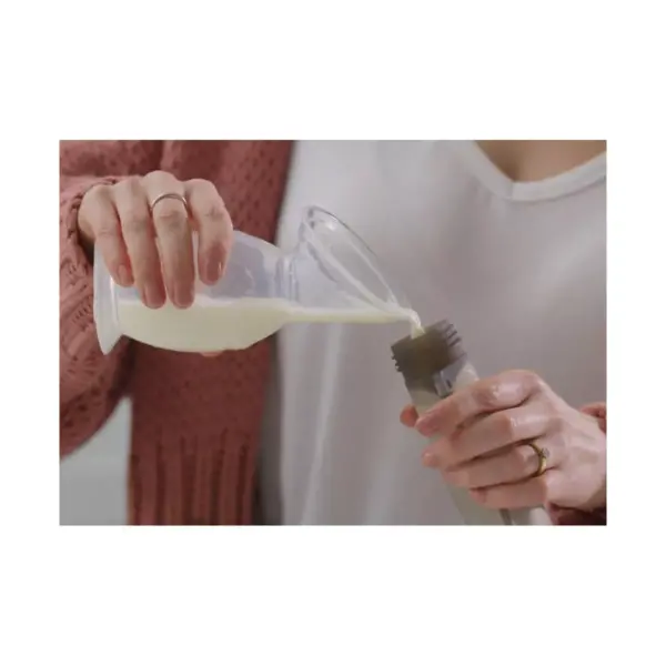 Haakaa Breast Pump with Suction Base and White Flower Stopper - 5oz