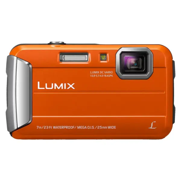 Panasonic Lumix TS25 16MP Waterproof Digital Camera with 4x Optical Zoom - Orange