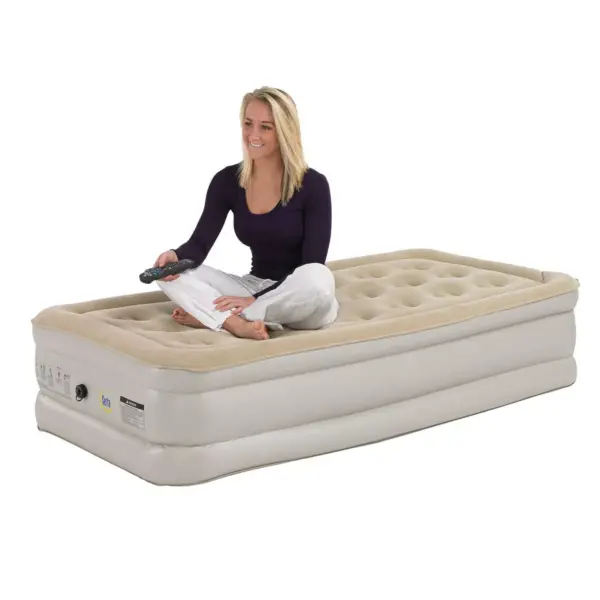 Serta 18" Raised Air Mattress with Neverflat Pump - Twin