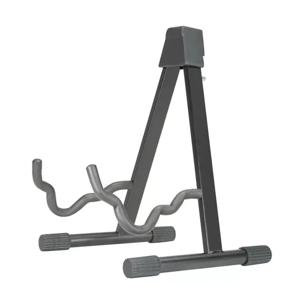 Musician's Gear A-frame Stand for Acoustic, Electric, and Bass Guitars (2 Pack) Black