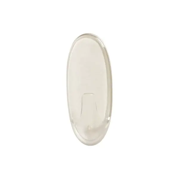 Command Large Sized Decorative Hook with Strips Clear