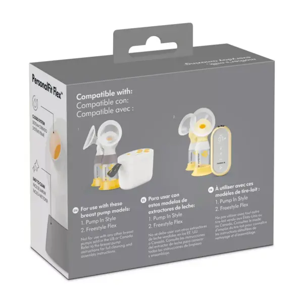 Medela PersonalFit Flex Connectors for Pump In Style MaxFlow and Freestyle Flex