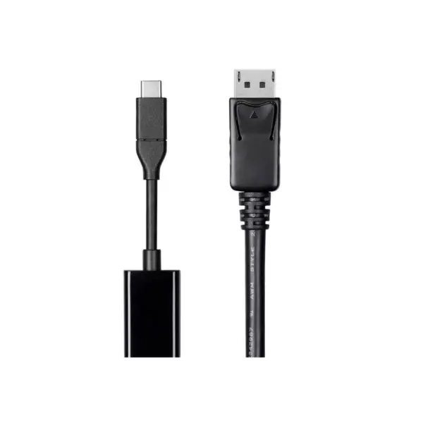 Monoprice USB & Lightning Cable - 3 Feet - Black | USB 3.1 Type-C to DisplayPort Active Cable 4K@60Hz