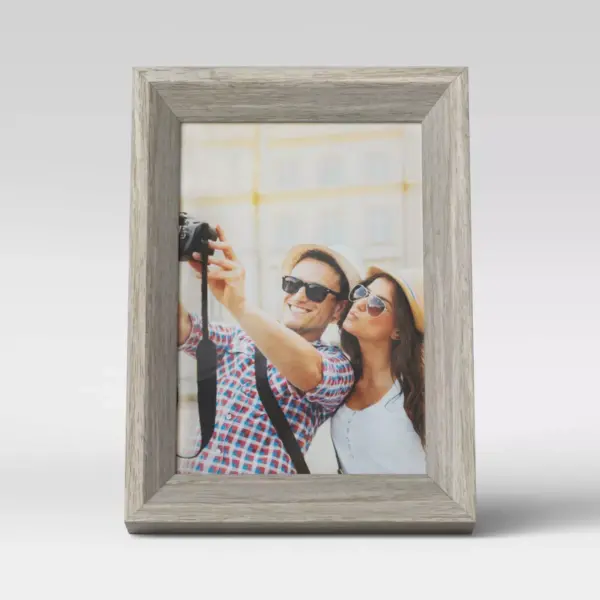 4" x 6" Wedge Picture Frame Gray - Room Essentials™