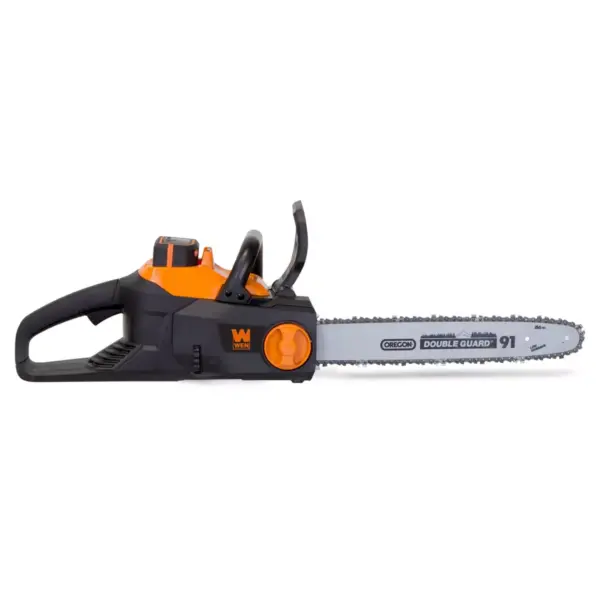 WEN 40417 40V Max Lithium Ion 16" Brushless Chainsaw with 4Ah Battery and Charger