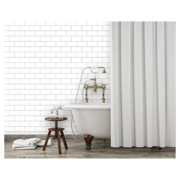 Subway Tile Peel & Stick Wallpaper White - Threshold™