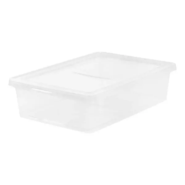 IRIS 28qt Storage Bin - Clear 6pk