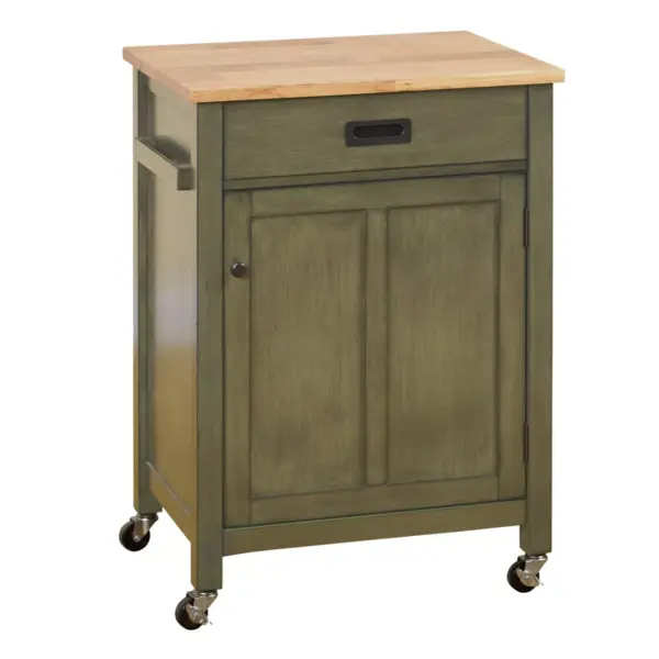 Jacksonville Kitchen Cart Gray - Buylateral