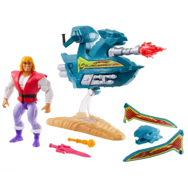 Masters of the Universe Sky Sled & Prince Adam