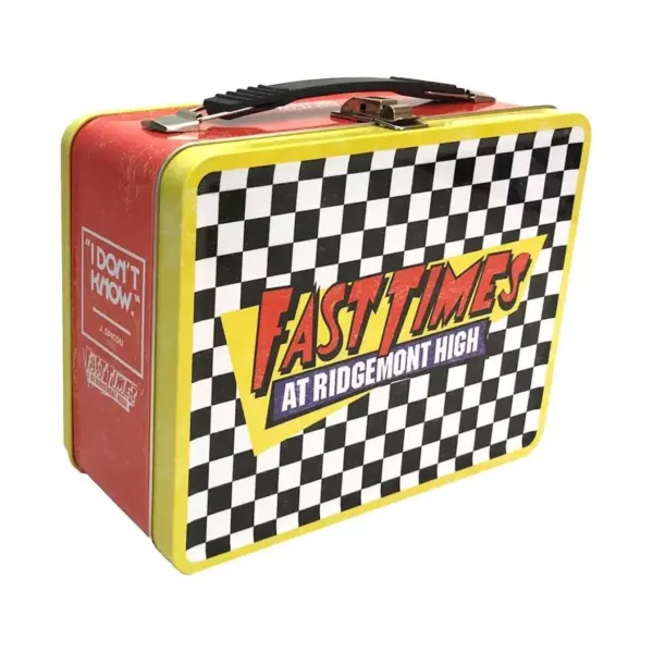 Factory Entertainment Fast Times at Ridgemont High 8.5 x 6.5 x 4 Inch Retro Style Tin Tote