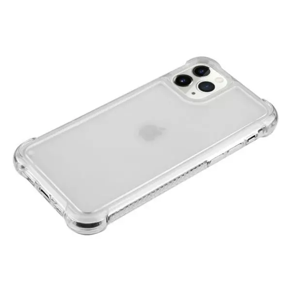 AIRIUM Sturdy Rubber Cover Case For Apple iPhone 11 Pro, Clear