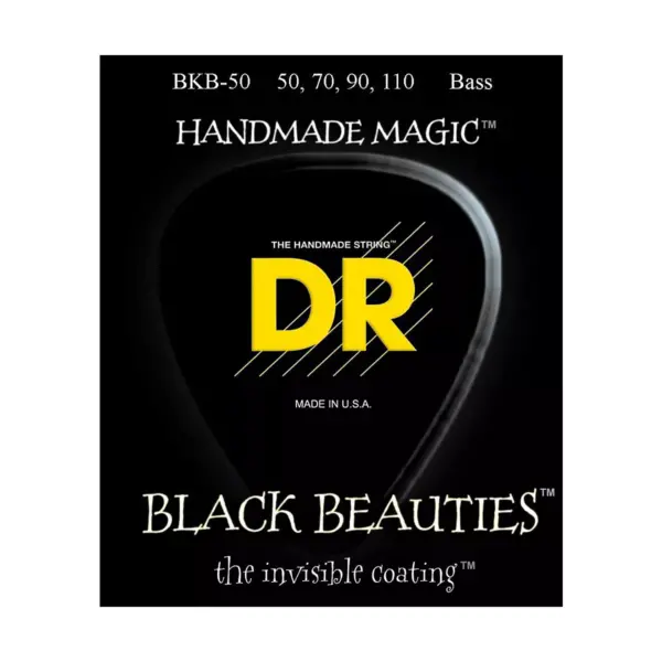 DR Strings BKB-50 Black Beauty Heavy Bass Strings