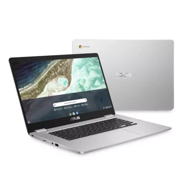 Asus 15.6" Chromebook Laptop, 64GB Storage, Full HD Display 1920 x 1080 Resolution, Silver (C523NA-TH44F)