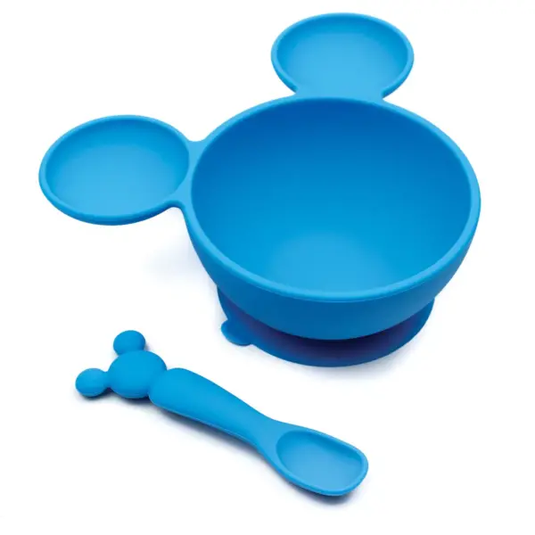 Bumkins Disney Mickey Mouse First Feeding Set - Blue