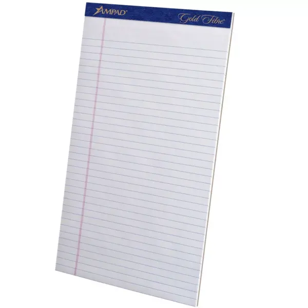 Ampad Gold Fibre Notepads, 8.5 x 14, Wide 20-080R