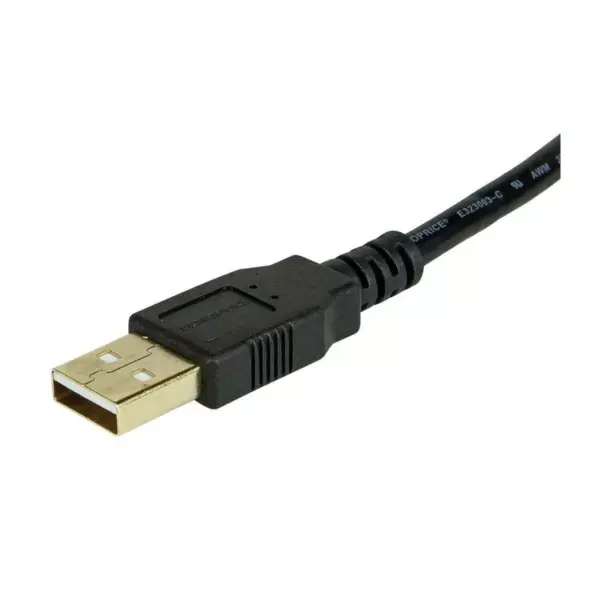 Monoprice USB Type-A to USB Type-A Female 2.0 Extension Cable - 1.5 Feet - Black (3 Pack) 28/24AWG, Gold Plated Connectors