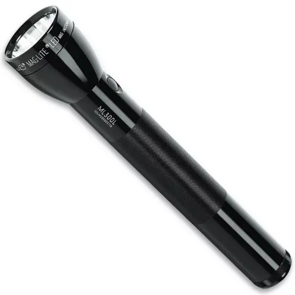 Maglite ML300L LED 3-Cell D Flashlight, Black