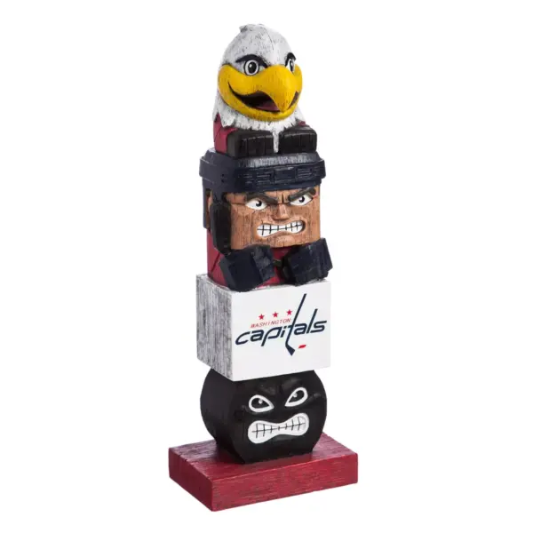 Evergreen Team Sports America NHL Washington Capitals Tiki Totem, Team Colors, One Size