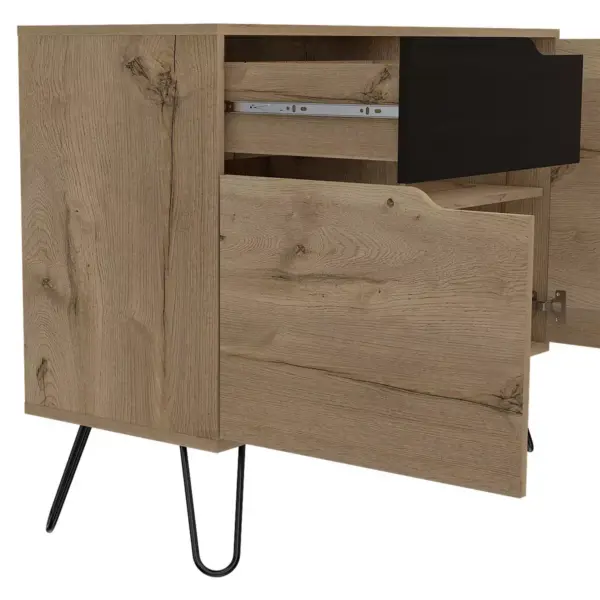 Aster Sideboard Cabinet Light Wood - RST Brands