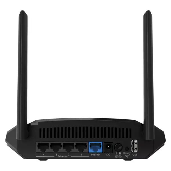 Netgear AC1200 Dual Band WiFi Router- Black (R6120)