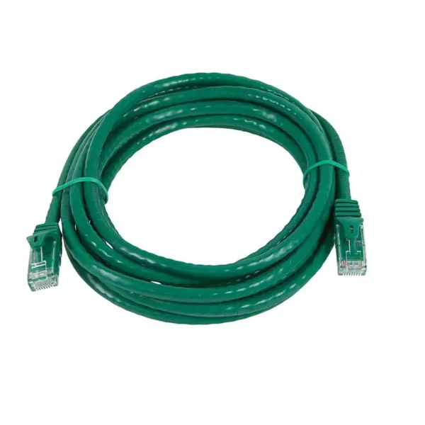 Monoprice Cat6 Ethernet Patch Cable - 14 Feet - Green | Network Internet Cord - Snagless RJ45, Stranded, 550Mhz, UTP, Pure Bare Copper Wire, 24AWG -