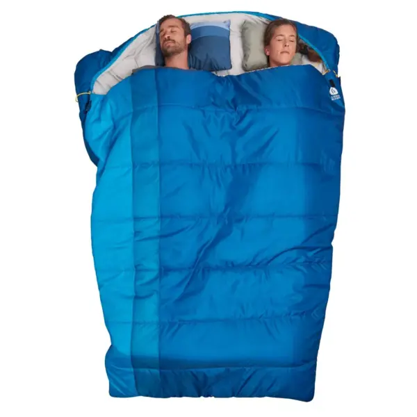 Sierra Designs Jamestown 30 Degree Fahrenheit Double Wide Sleeping Bag - Blue