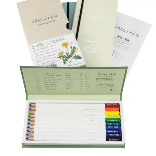 30ct Colored Pencil Set Irojiten Rainforest - Tombow