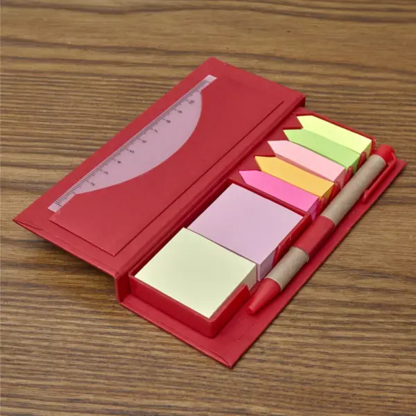 Lakeside Sticky Memo Notebook Organizers with Pens - Set of 4