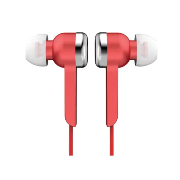 Supersonic Digital Stereo Earphones in Red